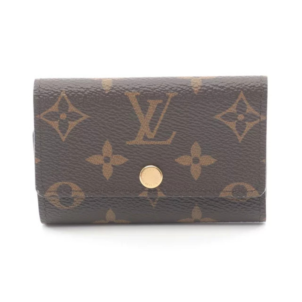 Louis Vuitton Multicles Key Case Wallet Accessory Monogram Brown